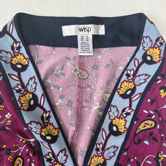 WISP, WOMENS, STRETCHY, SLEEVELESS, V-NECK, A-LINE DRESS, SIZE 10 - Picture 6 of 9